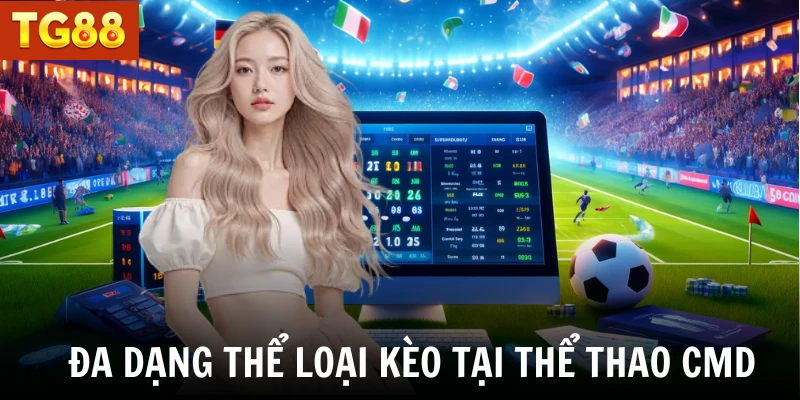 Đa dạng thể loại kèo tại thể thao CMD 